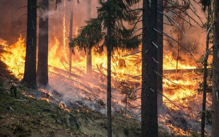 В Черногории пропавших при пожаре туристов удалось спасти