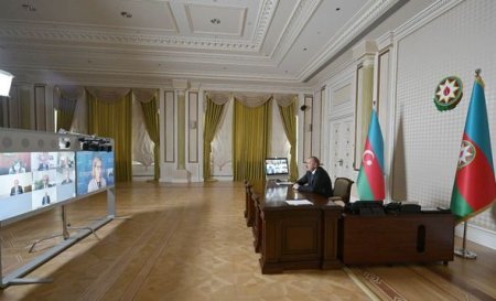 İlham Əliyev Dünya Bankının yeni vitse-prezidenti ilə videokonfrans keçirdi - FOTO
