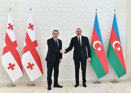 İlham Əliyev Gürcüstanın baş nazirini qəbul edib - YENİLƏNİB + FOTO