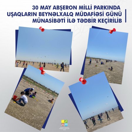 Uşaqların Beynəlxalq Müdafiəsi Günü ilə əlaqədar Abşeron milli parkında tədbir keçirilib - fotolar