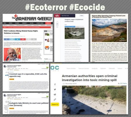 Diaspora Komitəsi "Ermənistan və Almaniyanın Oxçuçayda törətdiyi ekoloji terror"a qarşı ETİRAZ kampaniyası başlatdı - Video, Foto - Özəl