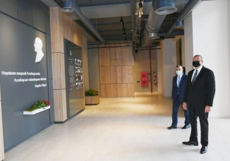 İlham Əliyev DOST Mərkəzinin açılışında - FOTOLAR