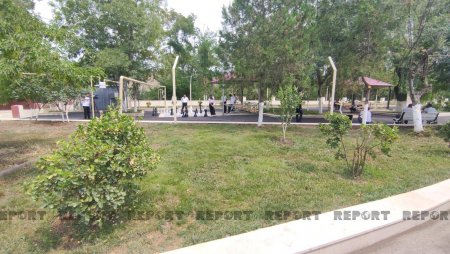 Qubada "Media şəhidləri" parkı istifadəyə verildi — FOTOLAR