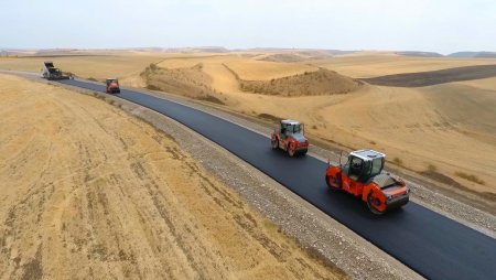 Hacıhətəmli-Gideyli-Kürd Eldarbəyli avtomobil yolu yenidən qurulur