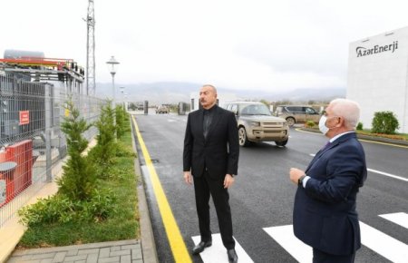 Prezident “Cəbrayıl” yarımstansiyasının açılışında - YENİLƏNİB (FOTOLAR)