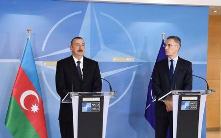İlham Əliyev NATO Baş katibi ilə mətbuat konfransında sülh mesajı verdi