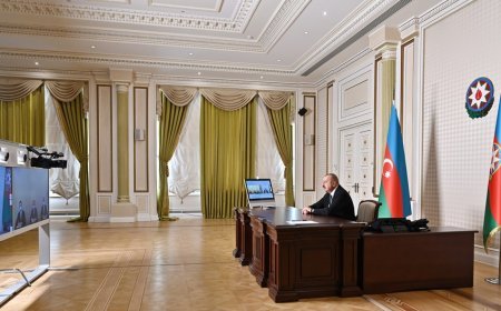 Prezident İlham Əliyev yeni icra başçılarını videoformatda qəbul edib