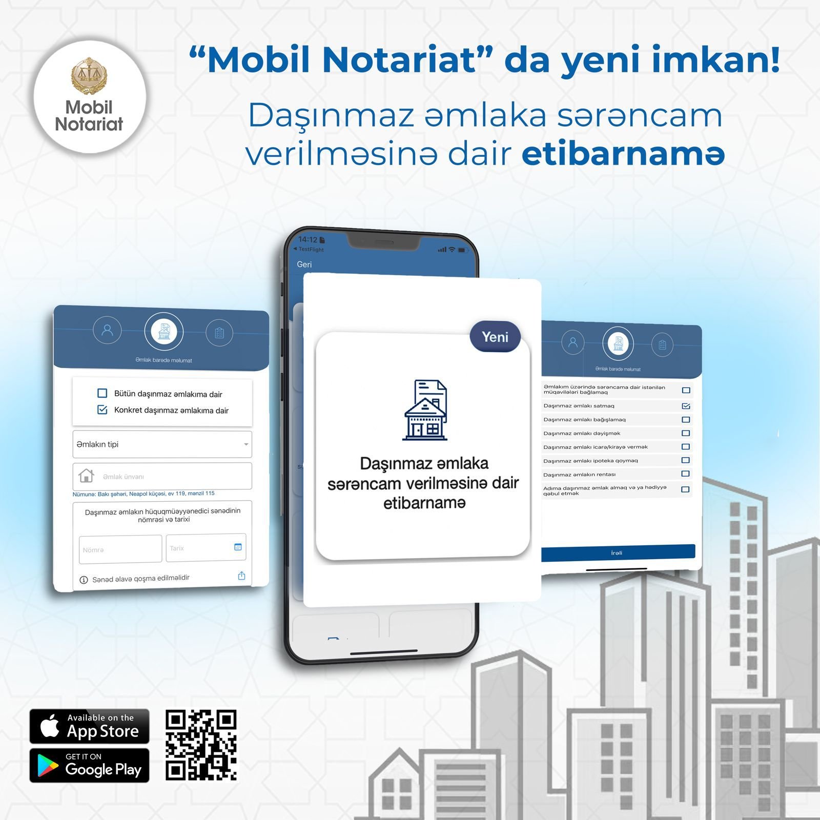 "Mobil notariat"da YENİLİK!