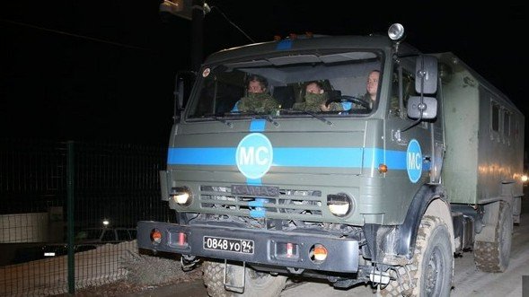 Sülhməramlılarının 14 avtomobili aksiya keçirilən yerdən sərbəst hərəkət edib