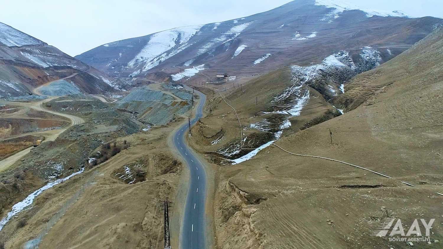 Daşkəsən–Xoşbulaq–Astaf avtomobil yolu yenidən qurulub VİDEO/FOTO