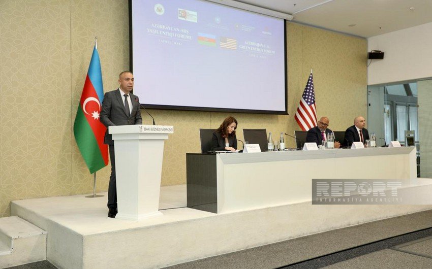 Azərbaycan-ABŞ Yaşıl Enerji Forumu keçirilib -