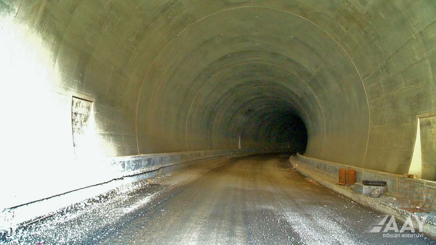 Murovdağ tunelinin inşasından yeni GÖRÜNTÜLƏR