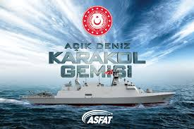 Türkiyənin “Akhisar” dəniz patrul gəmisinin xeyli hissəsi tamamlandı -