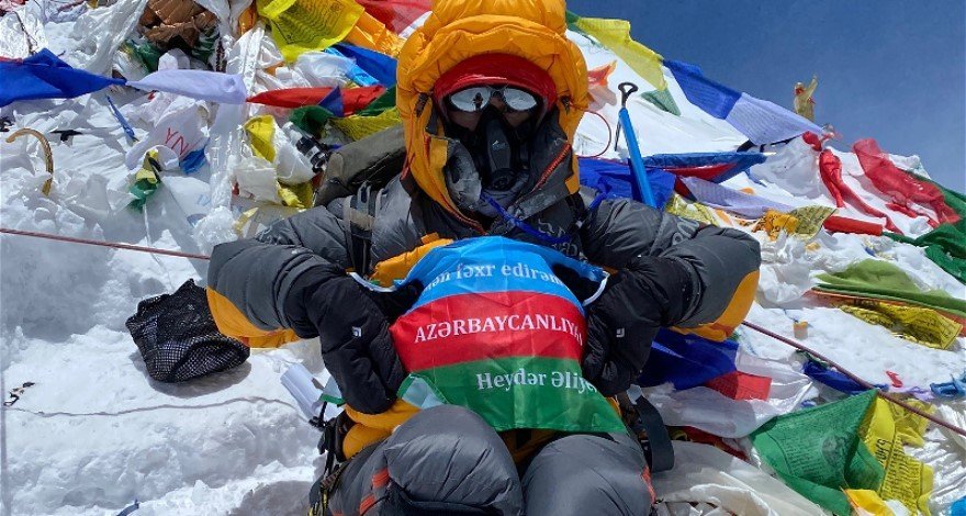 Azərbaycanlı alpinist ölkə tarixində Everesti fəth edən ilk qadın olub