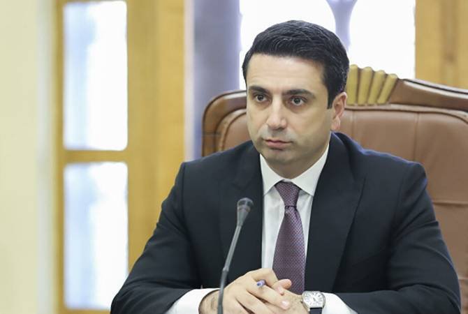 Ermənistan parlamentinin sədri: Biz danışıqlardan irəliləyiş gözləyirik