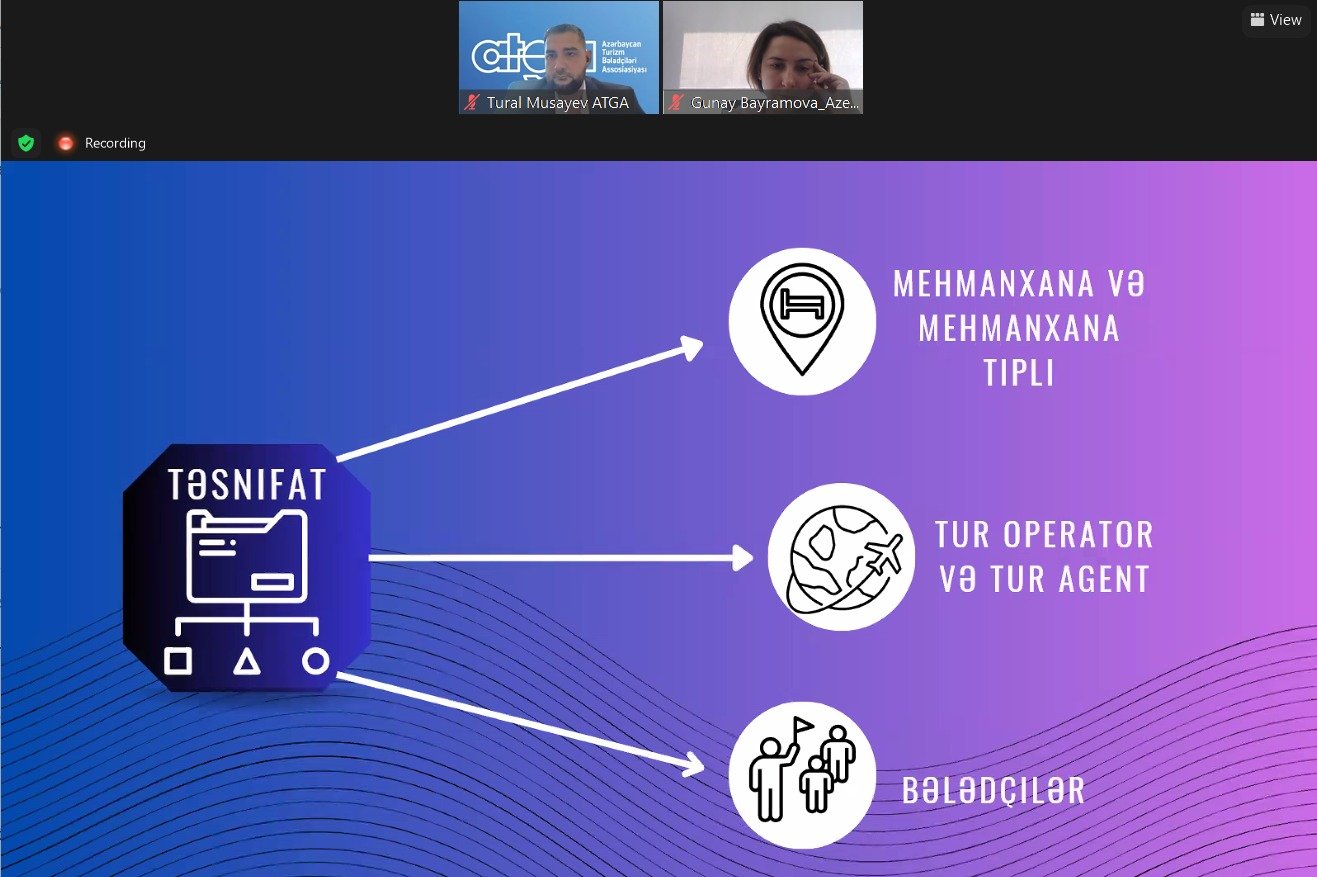 Turizm Reyestri ilə bağlı maarifləndirmə tədbirlərinə start verilib