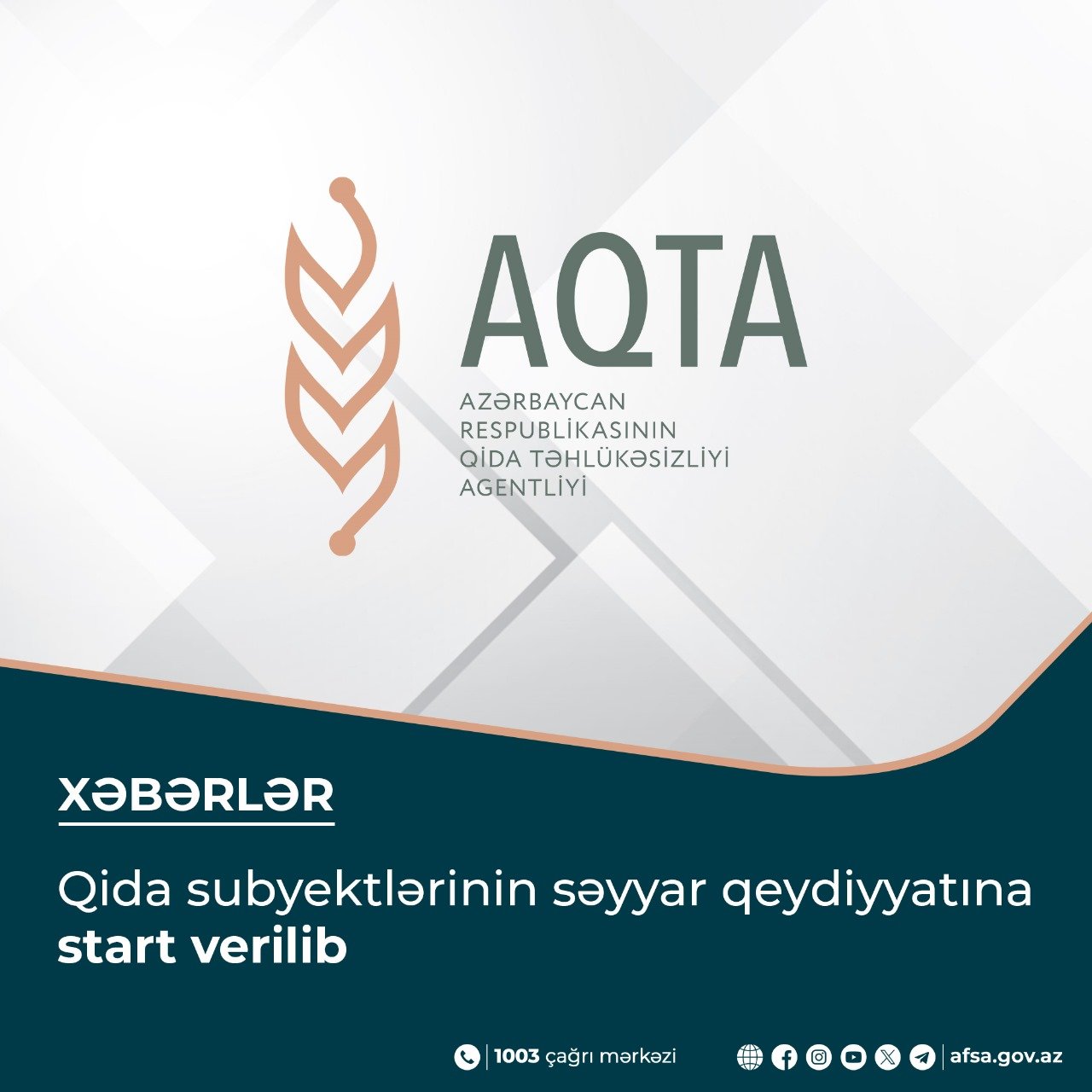 Qida subyektlərinin səyyar qeydiyyatına start verilib