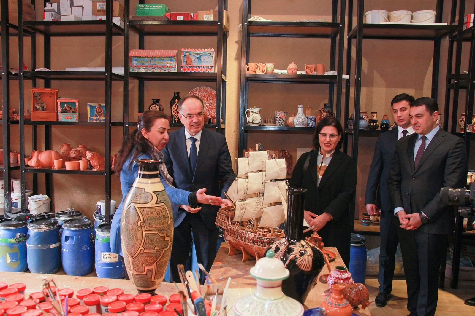 Albaniya Prezidenti “ABAD” Keramika Mərkəzində