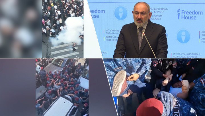 Ermənistanda vətəndaşlara qarşı zorakılıq, Paşinyanın fikrincə, qlobal demokratiya kimi qəbul edilir (video)