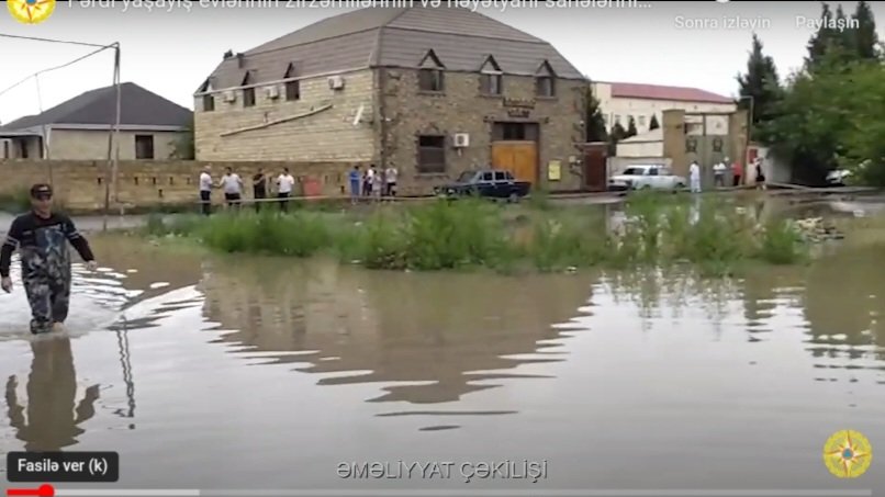 Qeyri-sabit hava şəraiti bir sıra fəsadlara yol açıb - Video