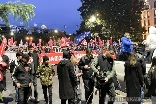 Gürcüstan müxalifəti yenidən Tbilisidə mitinq keçirir