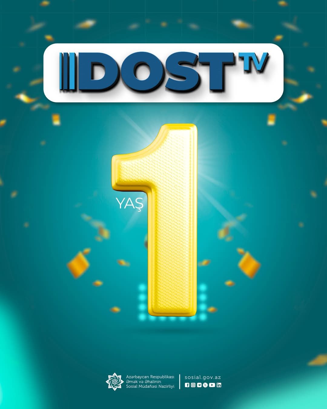 Bu gün DOST TV-nin 1 yaşı tamam olur