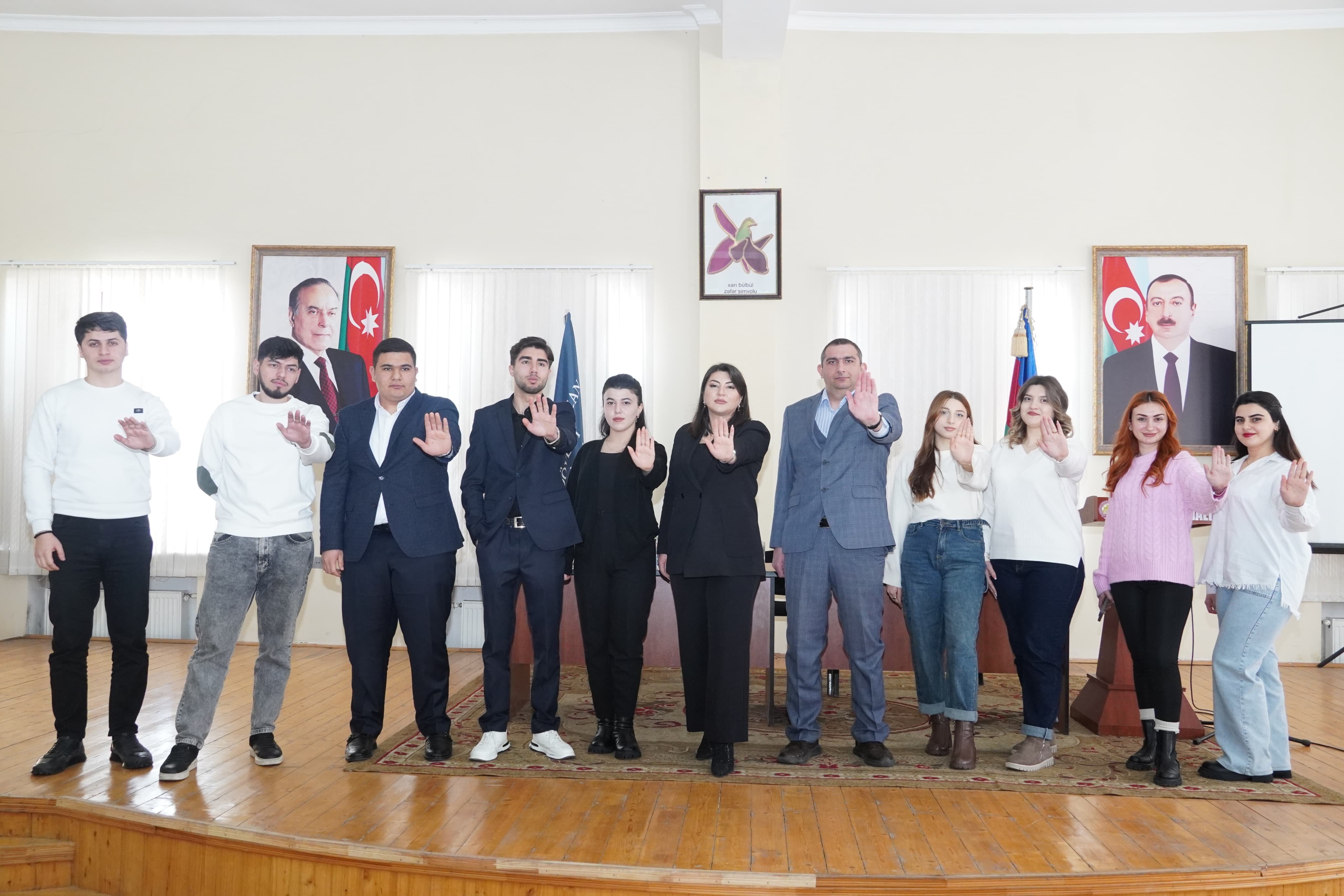 “Yaradıcı Sənayelər Narkomaniyaya Qarşı” layihəsi çərçivəsində növbəti tədbir UNEC-in Zaqatala filialında keçirildi