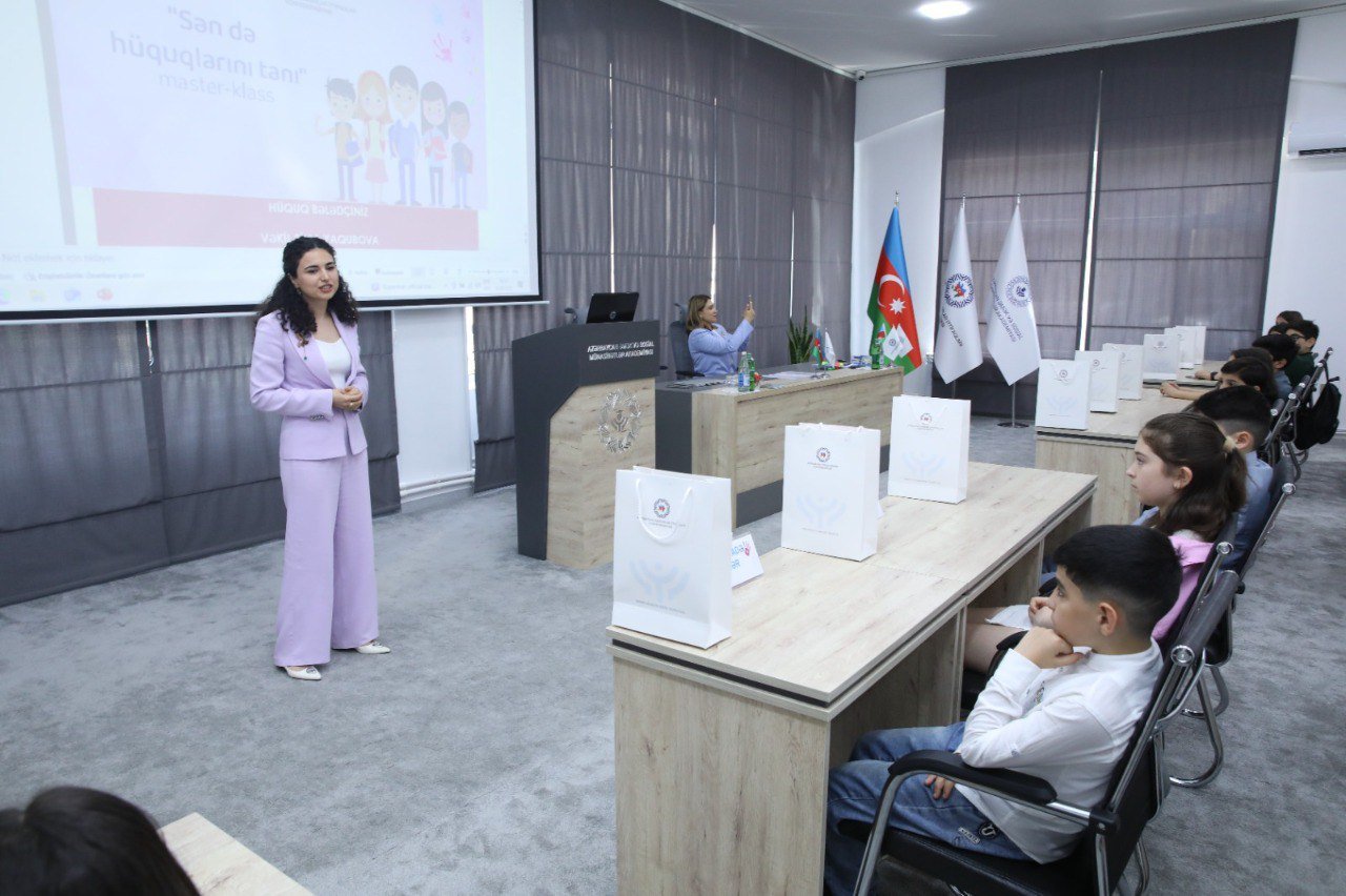 Azərbaycan Həmkarlar İttifaqları Konfederasiyası uşaqlar üçün master-klas təşkil edib – FOTO