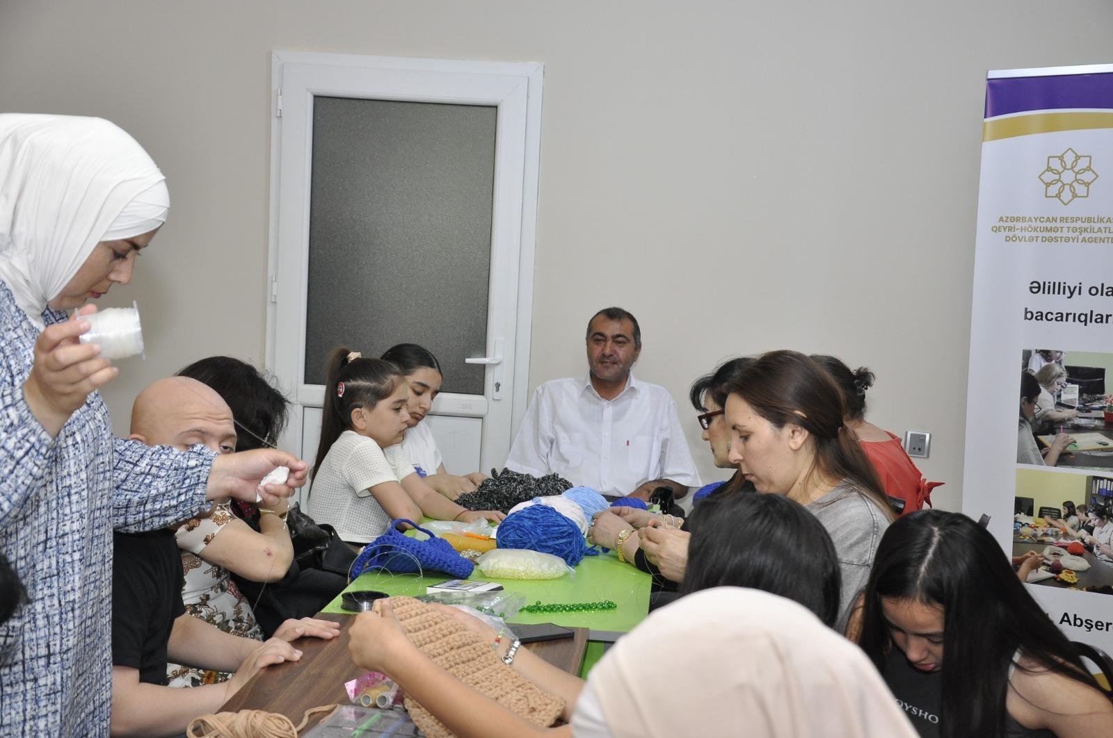 Əlilliyi olan şəxslərin bacarıqlarının inkişafı” mövzusunda dördüncü təlim uğurla başa çatdı - FOTOLAR