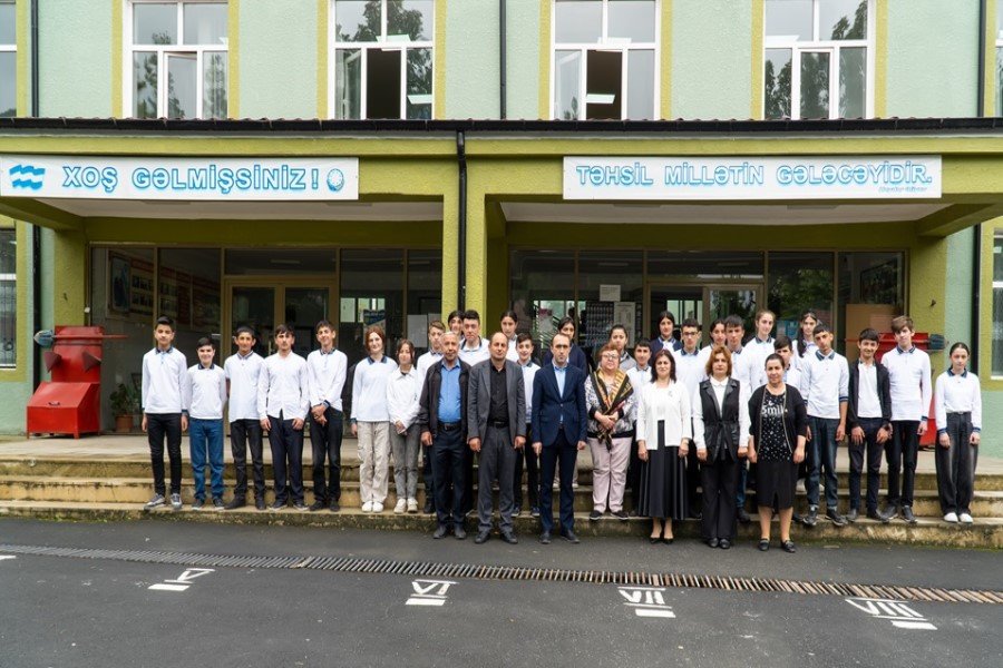 QHT Şəki rayonu Baş Göynük kənd 2 nömrəli tam orta məktəbində layihəsini həyata keçirib - FOTOLAR