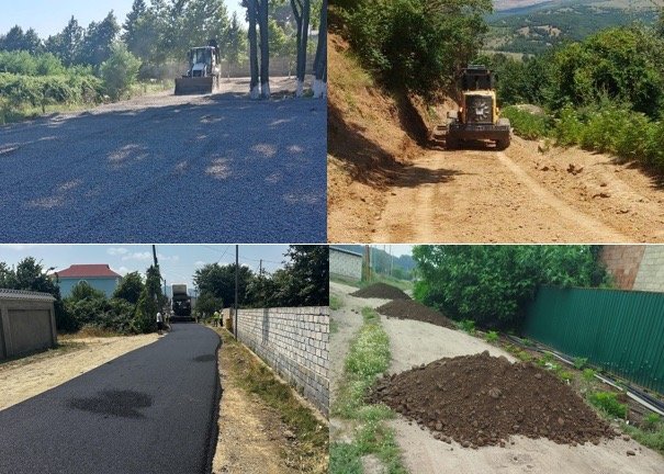 Masallının yollarında təmir işləri davam etdirilir - 01-30 iyun 2025