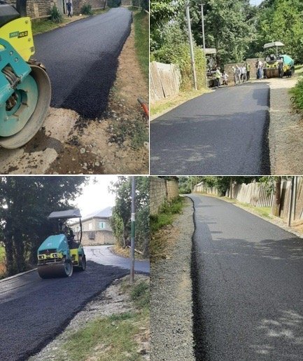 Masallı rayonunda kənddaxili yollarda təmir işləri davam etdirilir