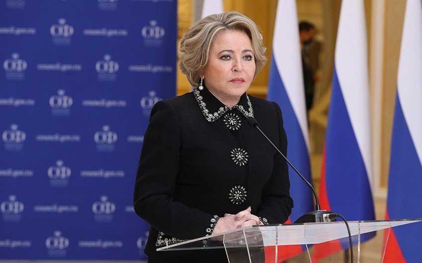 Valentina Matviyenko Mehriban Əliyevanı doğum günü münasibətilə təbrik edib
