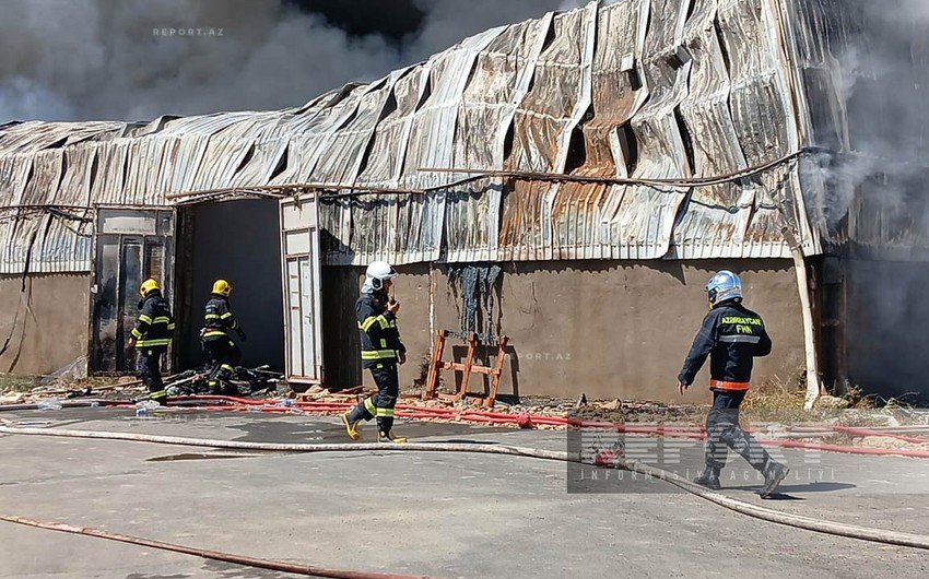 "Sədərək" ticarət mərkəzində yanğın zamanı 4 nəfər tüstüdən zəhərlənib