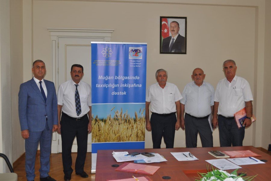 “Muğan bölgəsində taxılçılığın inkişafına dəstək” layihəsi yekunlaşdı - FOTOLAR