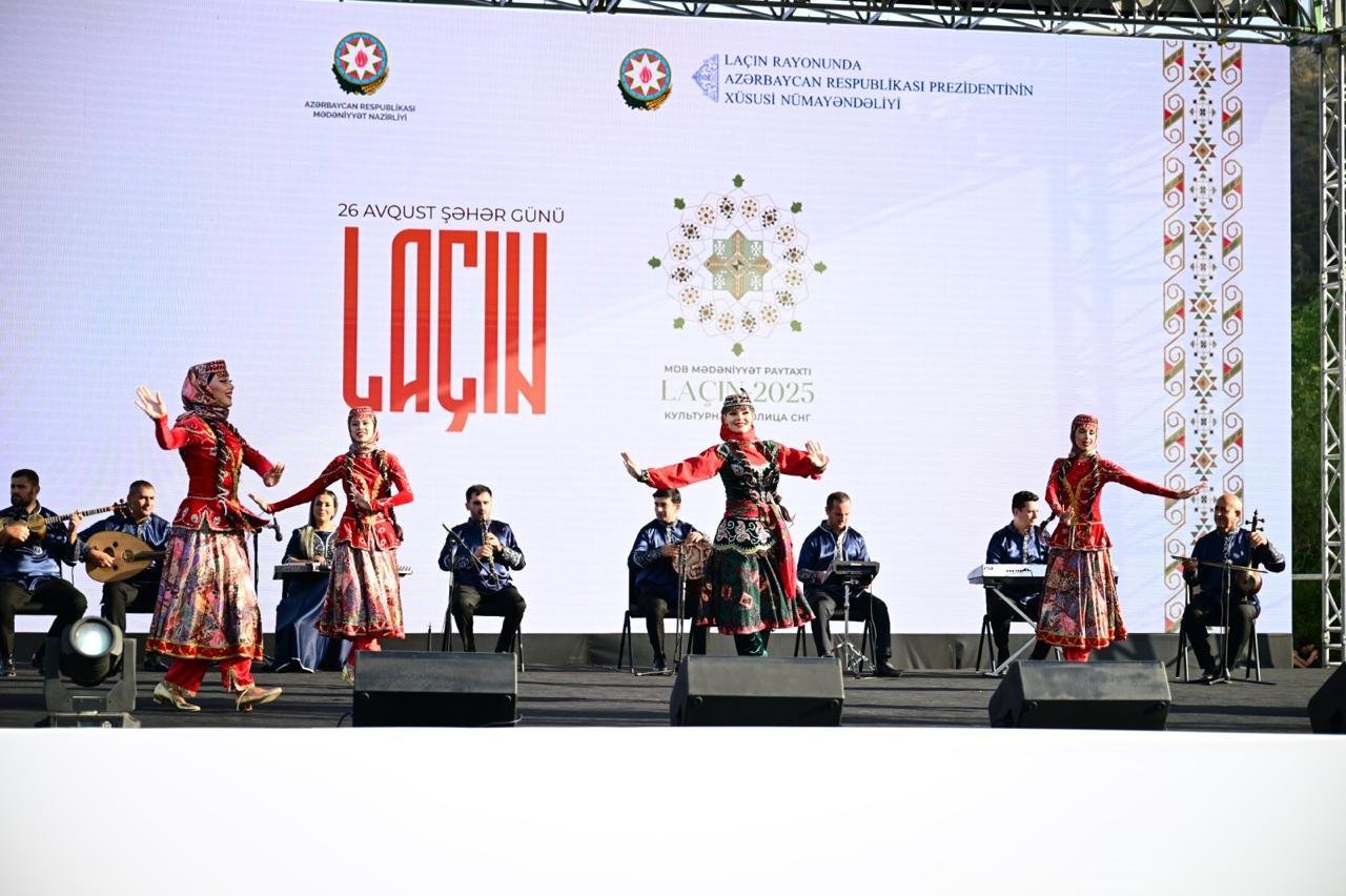 Laçın Şəhəri Günü münasibətilə möhtəşəm konsert proqramı təqdim olunub