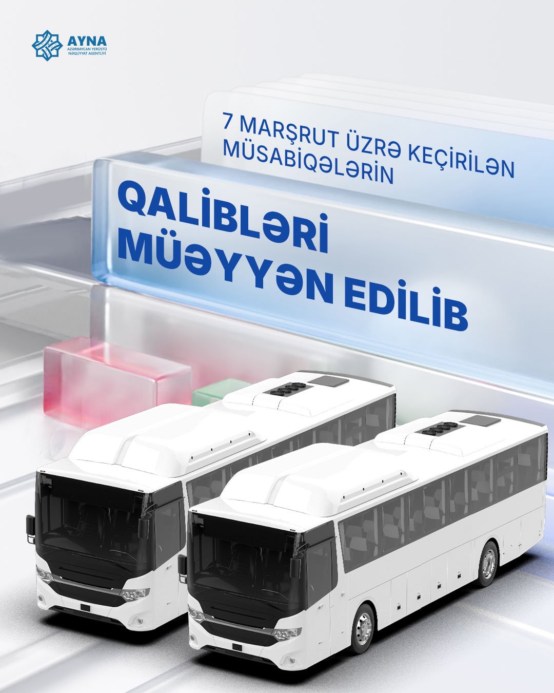 7 marşrut üzrə keçirilən müsabiqələrin qalibləri müəyyən edilib