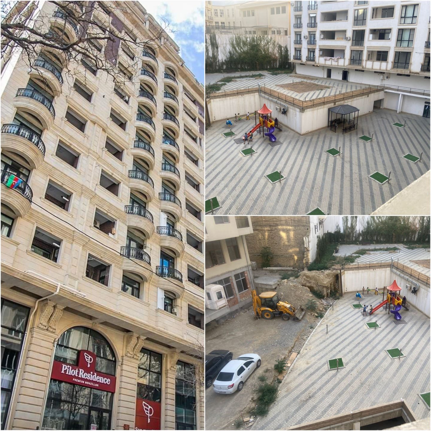 Bakı Appelyasiya Məhkəməsi qanunsuz tikililərlə bağlı "Pilot Residence" yaşayış binasına baxış keçirib