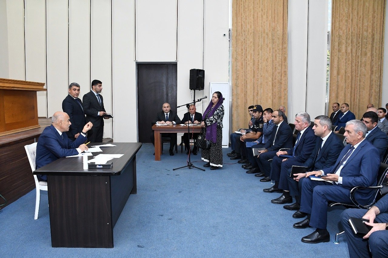 Rayon rəhbərinin Masallıda növbəti vətəndaş qəbulu
