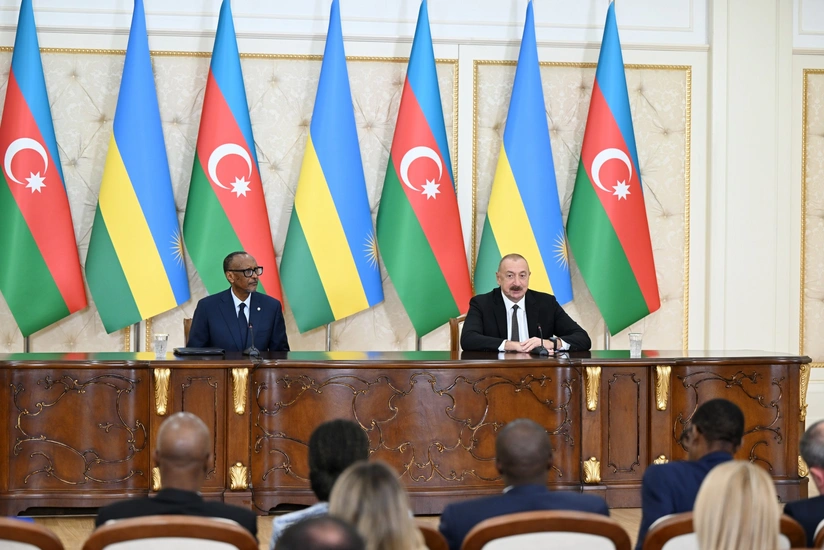 Azərbaycanla Ruanda arasında sənədlər mübadilə olunub, prezidentlər mətbuata bəyanatlarla çıxış edib - YENİLƏNİB