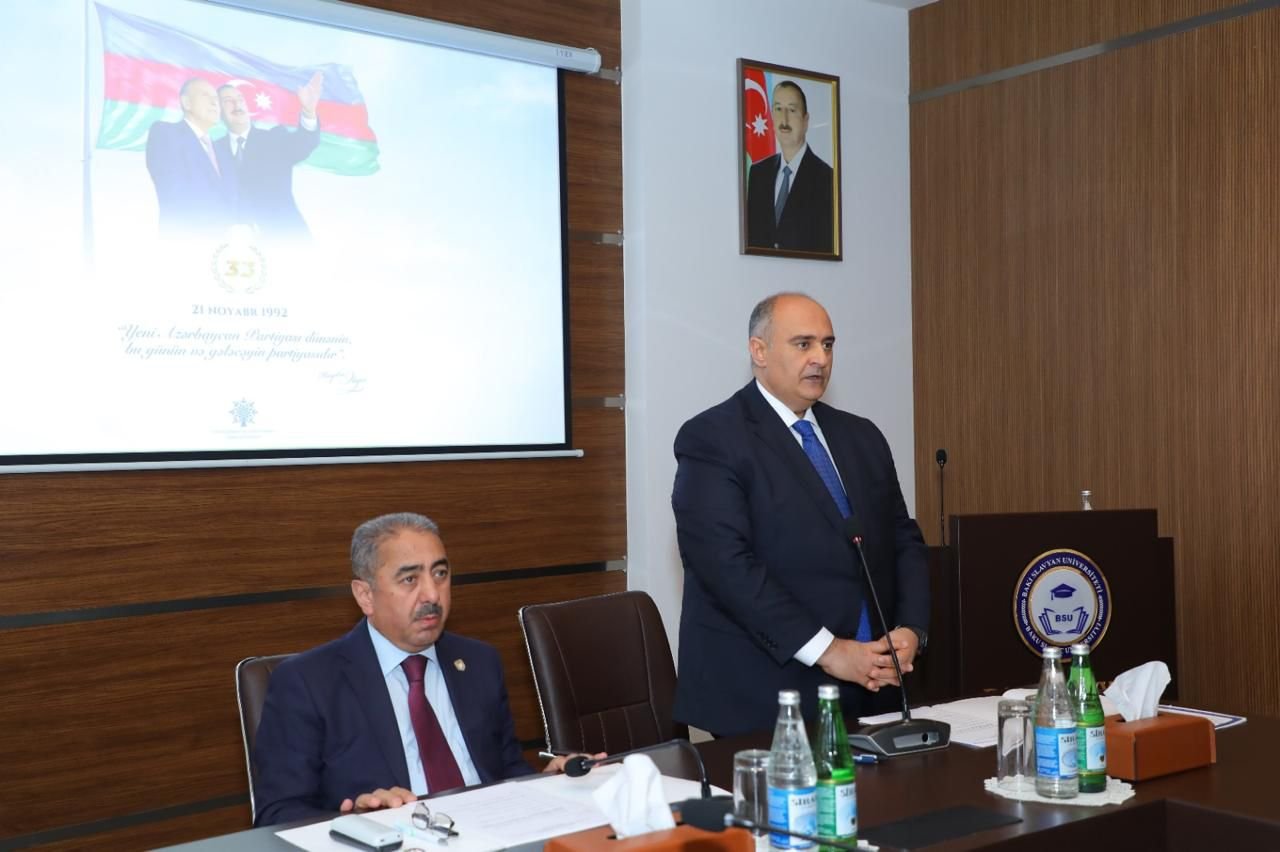 BSU-da YAP-ın 33-cü ildönümünə həsr olunan tədbir keçirilib
