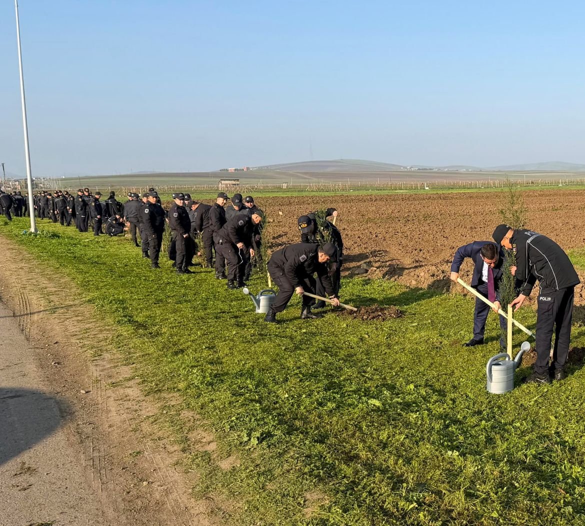 Polis əməkdaşları Cəlilabadda ağacəkmə kampaniyası keçiriblər