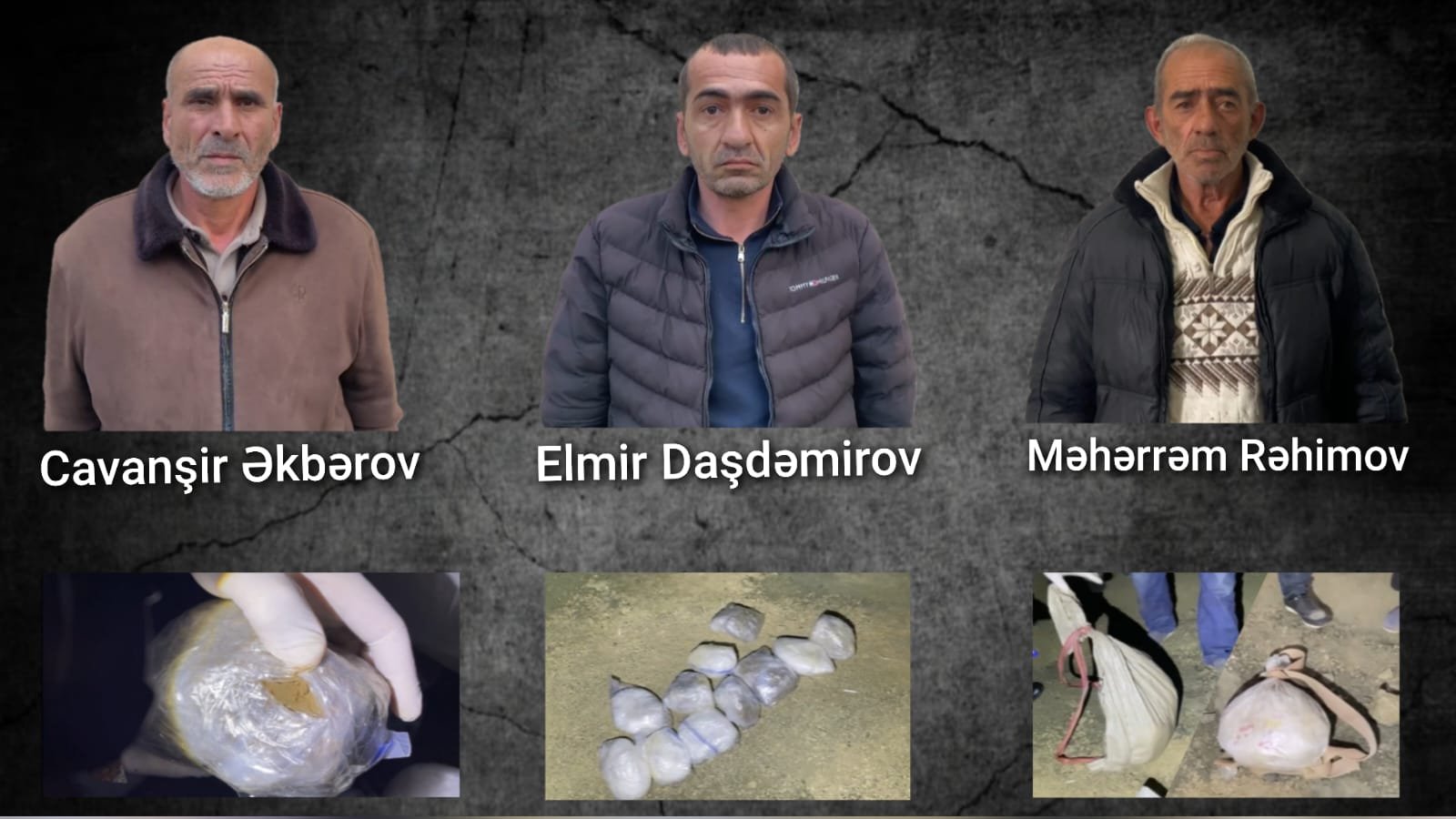 Narkokuryerlərin "meyvə satıcısı" kimi davranmaq cəhdi alınmadı, polis tərəfindən ifşa olundular