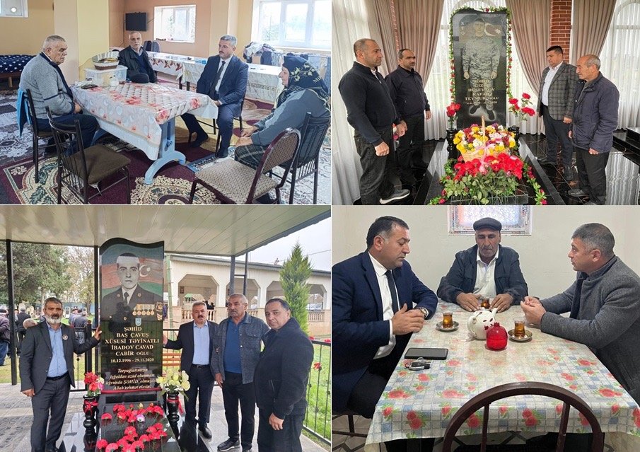 Masallıda şəhid ailələri və şəhid məzarlarını ziyarət: noyabr 2025-ci il