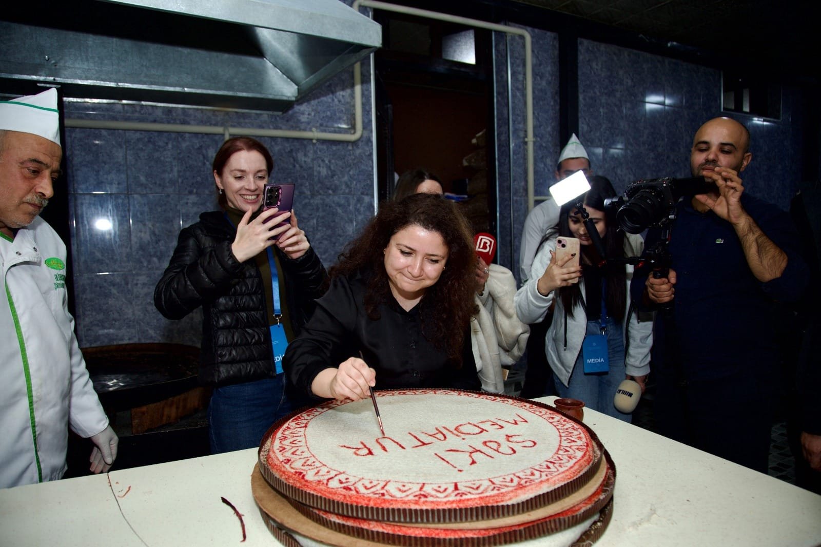 Məşhur Şəki halvasının hazırlanma prosesi maraqla izlənildi