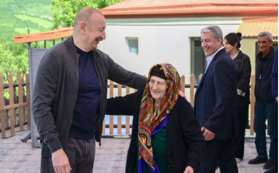 Prezident Şuşaya getdi - Fotolar