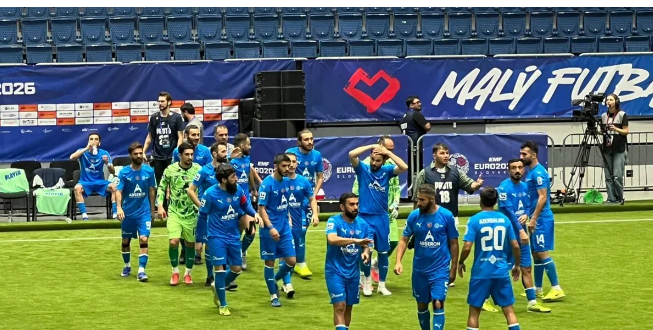 Azərbaycanın minifutbol millisi Avropa çempionatının 1/4 finalında bu gün Çexiya ilə qarşılaşacaq