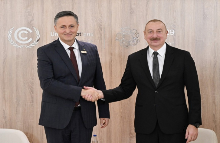 Denis Beçiroviç Prezident İlham Əliyevi təbrik edib