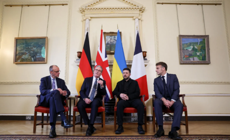 Fransa, Britaniya və Almaniya liderləri Zelenski ilə görüşəcək