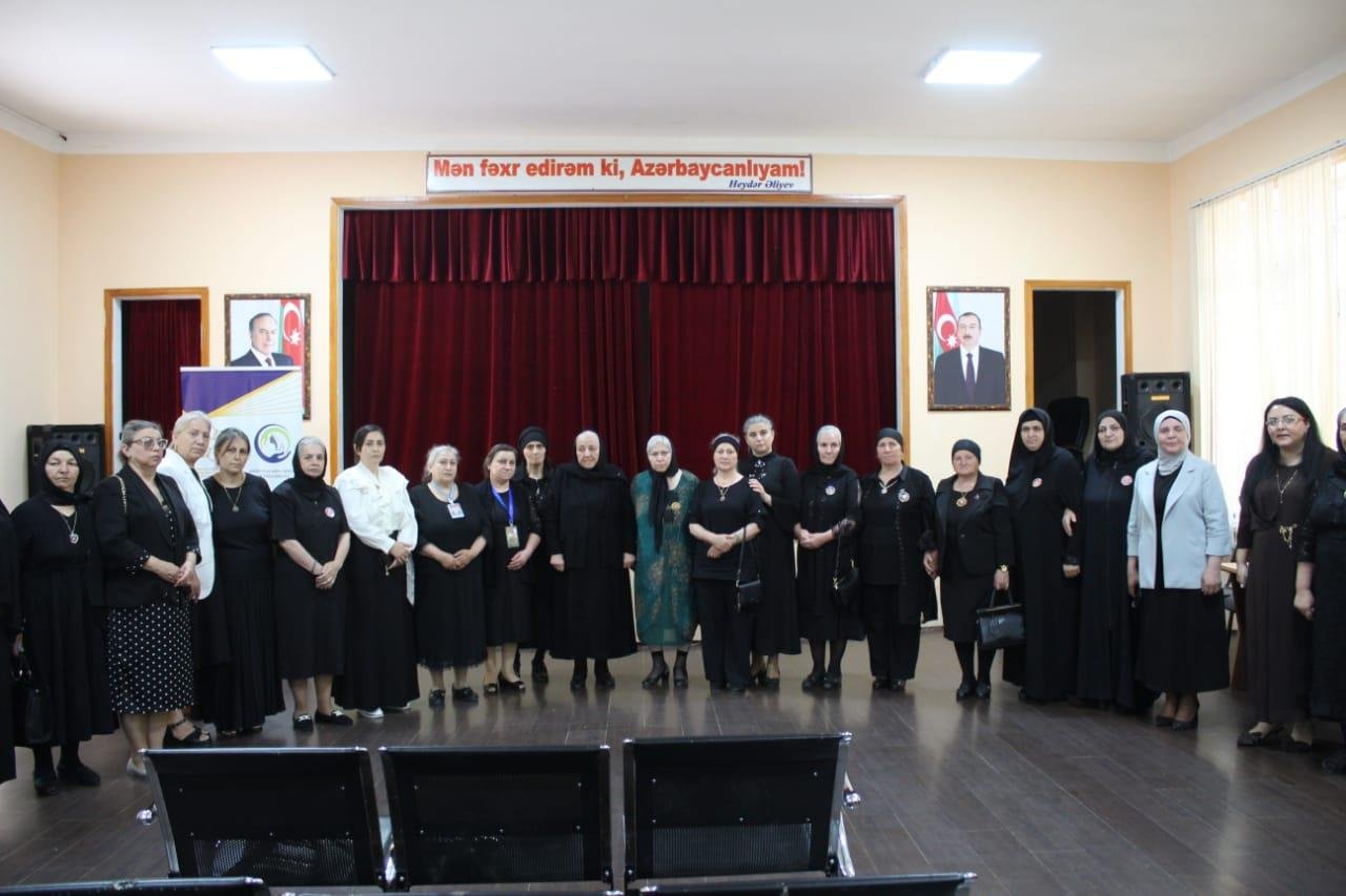 "Aprel şəhidlərinin ailə üzvləri ilə iş" layihəsi çərçivəsində növbəti tədbir keçirilib